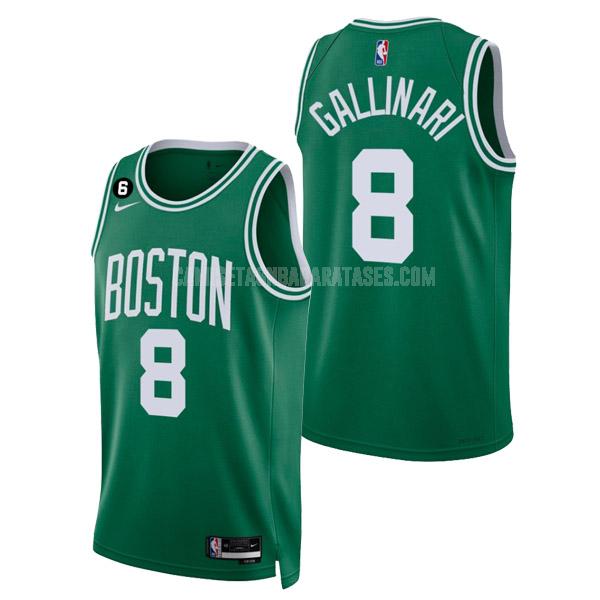 camiseta danilo gallinari de la boston celtics 8 verde icon edition hombres 2022-23