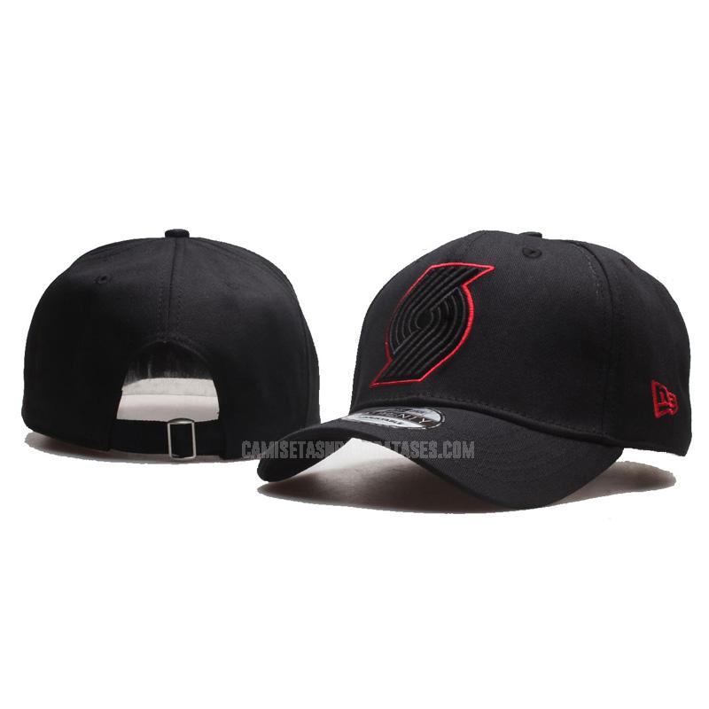 gorra de beisbol de la portland trail blazers negro 2023