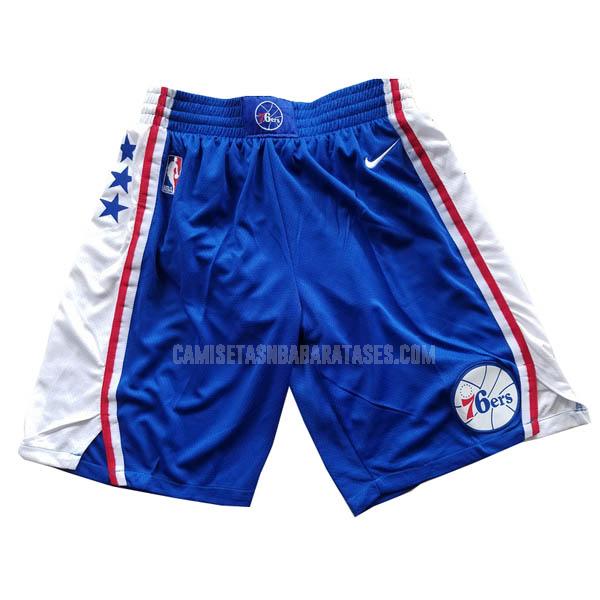 pantalones cortos nba de la philadelphia 76ers azul
